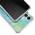 Liquid Blue Tie Dye Peace Heart Galaxy A13 5G Clear Case