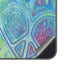 Liquid Blue Tie Dye Peace Heart Galaxy A14 5G Skin
