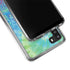 Liquid Blue Tie Dye Peace Heart Galaxy A21 Clear Case