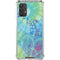 Liquid Blue Tie Dye Peace Heart Galaxy A32 5G Clear Case