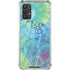 Liquid Blue Tie Dye Peace Heart Galaxy A32 5G Clear Case