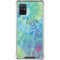 Liquid Blue Tie Dye Peace Heart Galaxy A51 5G Clear Case