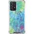 Liquid Blue Tie Dye Peace Heart Galaxy A52 5G Clear Case