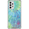 Liquid Blue Tie Dye Peace Heart Galaxy A53 5G Clear Case