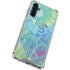 Liquid Blue Tie Dye Peace Heart Galaxy A54 5G Clear Case