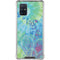 Liquid Blue Tie Dye Peace Heart Galaxy A71 5G Clear Case