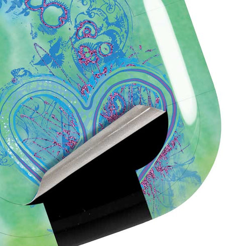 Liquid Blue Tie Dye Peace Heart Galaxy Buds Pro Skin