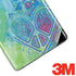 Liquid Blue Tie Dye Peace Heart Galaxy Note 8 Skin