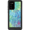 Liquid Blue Tie Dye Peace Heart Galaxy Note20 5G Waterproof Case