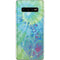 Liquid Blue Tie Dye Peace Heart Galaxy S10 Plus Skin
