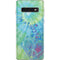 Liquid Blue Tie Dye Peace Heart Galaxy S10 Skin