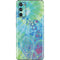 Liquid Blue Tie Dye Peace Heart Galaxy S20 Fan Edition Skin