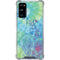 Liquid Blue Tie Dye Peace Heart Galaxy S20 FE Clear Case