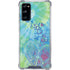 Liquid Blue Tie Dye Peace Heart Galaxy S20 FE Clear Case
