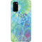 Liquid Blue Tie Dye Peace Heart Galaxy S20 Lite Case