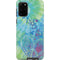 Liquid Blue Tie Dye Peace Heart Galaxy S20 Plus Pro Case