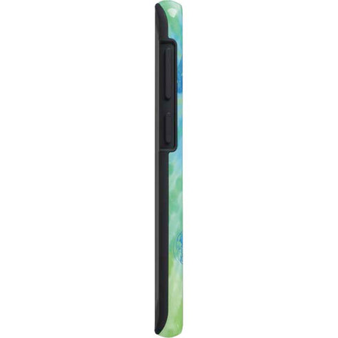 Liquid Blue Tie Dye Peace Heart Galaxy S20 Pro Case