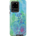 Liquid Blue Tie Dye Peace Heart Galaxy S20 Ultra 5G Pro Case