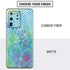 Liquid Blue Tie Dye Peace Heart Galaxy S20 Ultra 5G Skin