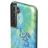 Liquid Blue Tie Dye Peace Heart Galaxy S21 Plus 5G Pro Case