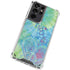 Liquid Blue Tie Dye Peace Heart Galaxy S21 Ultra 5G Clear Case