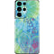 Liquid Blue Tie Dye Peace Heart Galaxy S21 Ultra 5G Skin