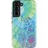 Liquid Blue Tie Dye Peace Heart Galaxy S22 Pro Case
