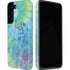 Liquid Blue Tie Dye Peace Heart Galaxy S22 Pro Case