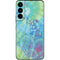 Liquid Blue Tie Dye Peace Heart Galaxy S22 Skin