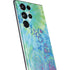 Liquid Blue Tie Dye Peace Heart Galaxy S22 Ultra Skin