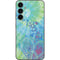 Liquid Blue Tie Dye Peace Heart Galaxy S23 FE Skin