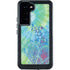 Liquid Blue Tie Dye Peace Heart Galaxy S23 Plus Waterproof Case