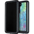 Liquid Blue Tie Dye Peace Heart Galaxy S23 Plus Waterproof Case