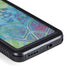 Liquid Blue Tie Dye Peace Heart Galaxy S23 Plus Waterproof Case