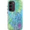 Liquid Blue Tie Dye Peace Heart Galaxy S23 Pro Case