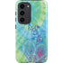 Liquid Blue Tie Dye Peace Heart Galaxy S23 Pro Case