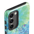Liquid Blue Tie Dye Peace Heart Galaxy S23 Pro Case
