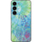 Liquid Blue Tie Dye Peace Heart Galaxy S23 Skin