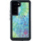 Liquid Blue Tie Dye Peace Heart Galaxy S23 Waterproof Case