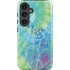Liquid Blue Tie Dye Peace Heart Galaxy S24 Plus Impact Case