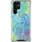 Liquid Blue Tie Dye Peace Heart Galaxy S24 Ultra Clear Case