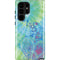 Liquid Blue Tie Dye Peace Heart Galaxy S24 Ultra Impact Case