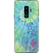Liquid Blue Tie Dye Peace Heart Galaxy S9 Plus Skin