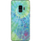 Liquid Blue Tie Dye Peace Heart Galaxy S9 Skin