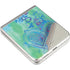 Liquid Blue Tie Dye Peace Heart Galaxy Z Flip3 5G Skin