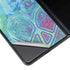 Liquid Blue Tie Dye Peace Heart Galaxy Z Fold4 5G Skin