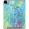 Liquid Blue Tie Dye Peace Heart iPad Pro 12.9in (2020) Clear Case