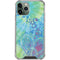 Liquid Blue Tie Dye Peace Heart iPhone 11 Pro Max Clear Case