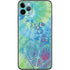 Liquid Blue Tie Dye Peace Heart iPhone 11 Pro Max Skin