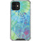 Liquid Blue Tie Dye Peace Heart iPhone 12 Mini Clear Case